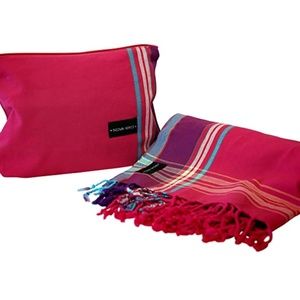 COPY - 100% Cotton Kenyan Kikoy with Match Bag New